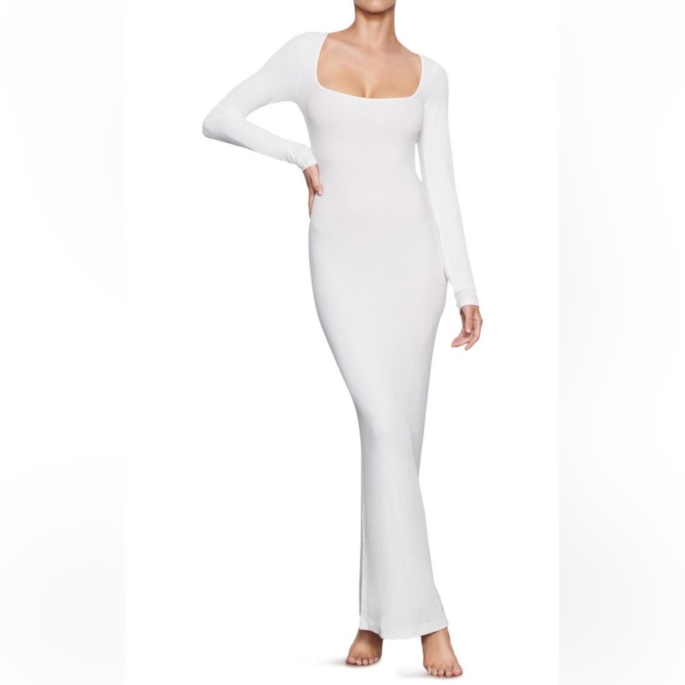 Skims Soft Lounge Long Sleeve Dress